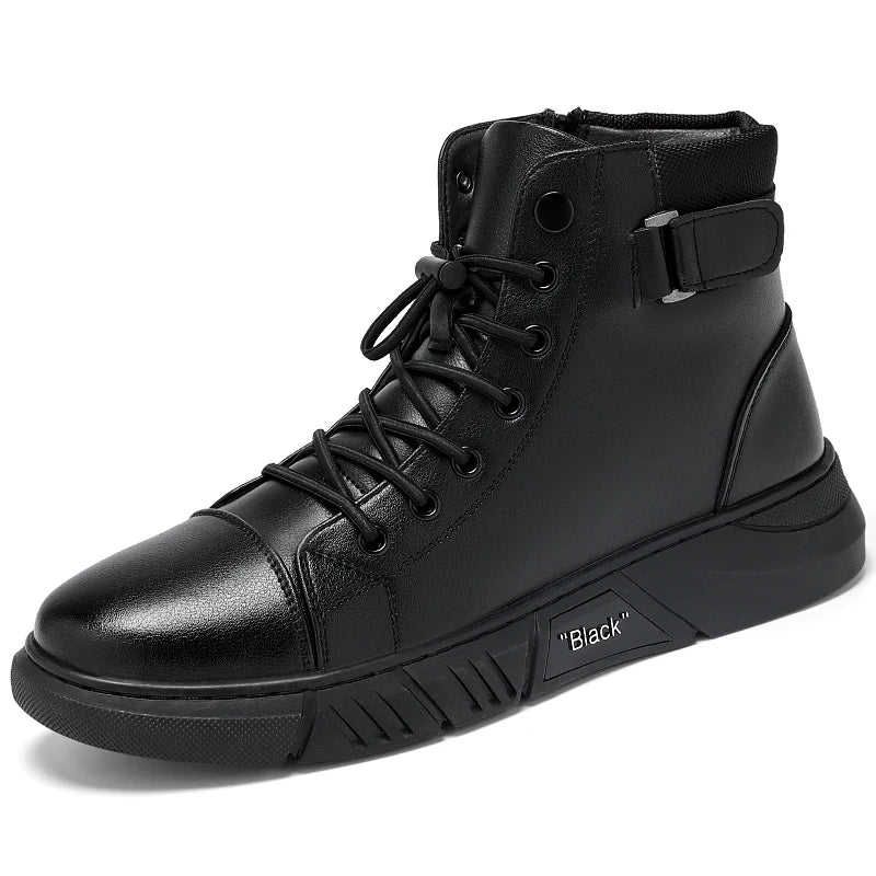 NevoBlack - Stylish and comfortable leather orthopedic shoes