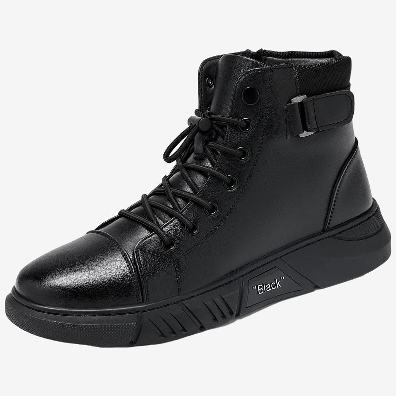 NevoBlack - Stylish and comfortable leather orthopedic shoes