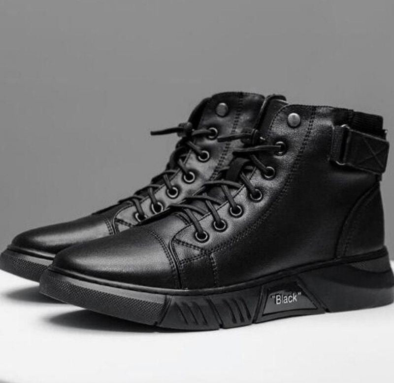 NevoBlack - Orthopedic Tactical Motorcycle Boots