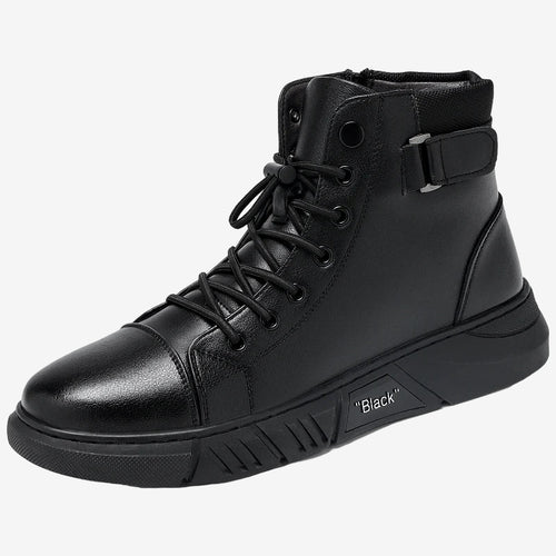 NevoBlack - Stylish and comfortable leather orthopedic shoes
